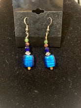 Load image into Gallery viewer, Glass shell necklace with matching earings